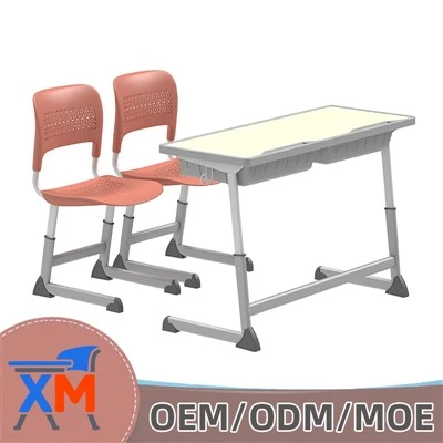 School Double Desk Set